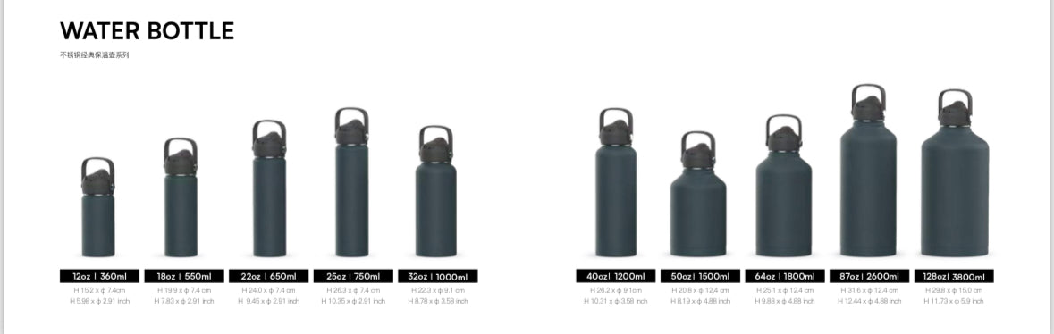 Stainless steel water bottle Pack of 12
