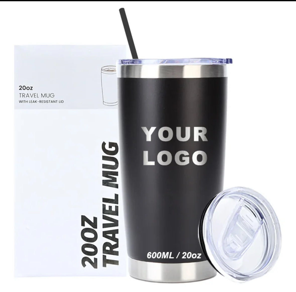 Coffee Tumblers w/ Logos pack of 12