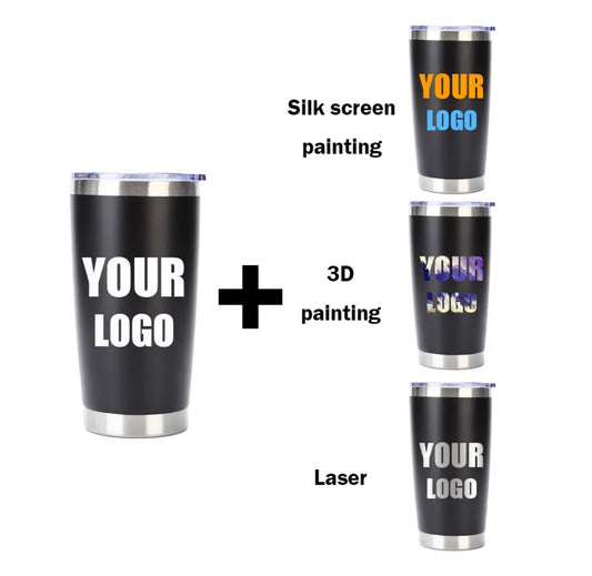 Coffee Tumblers w/ Logos pack of 12