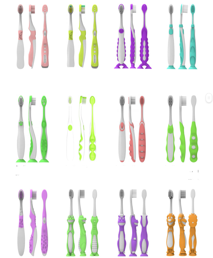 Sparkling Kids Toothbrushes 12pack